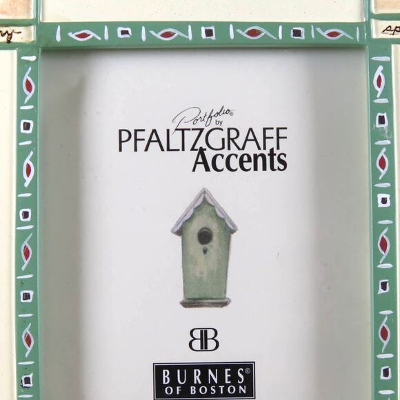 Pfaltzgraff Accents Picture Frame 3.5x5 - Naturewood  Herb Garden Nature Theme - Picture 2 of 11